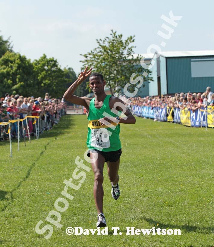 Yarod Hagos (Wallsend) 3rd in the Blaydon Races, June 9th.